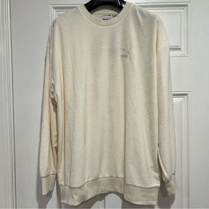 Puma Men’s Classics Relaxed Fit Toweling Terry Crewneck Sweatshirt Size L